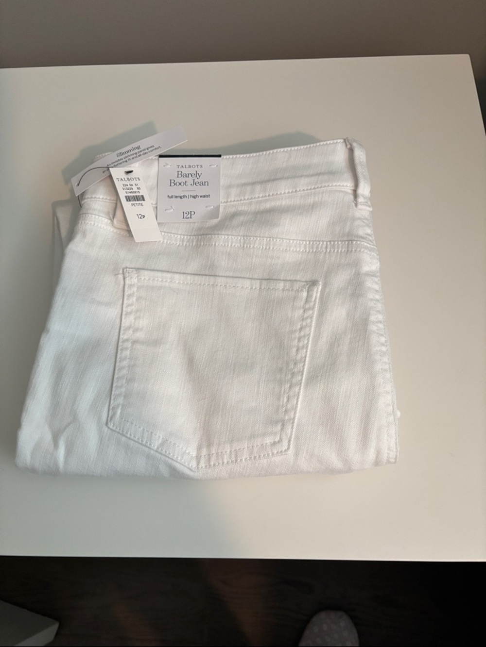 Talbot’s Barely Boot Cut Jeans NWT